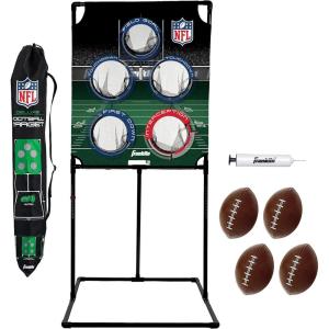 Franklin Sports Target Toss Games – Kids Football + Baseball Target Toss Games for Indoors + Outdoors – Fun Football + Baseball Throwing Games for Kids – Includes Targets + Mini Toy Balls(NFL Football)