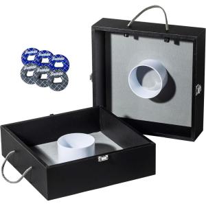 Franklin Sports Washer Toss Game Set – Outdoor Washers Set with Targets + Washers – Perfect for Lawn, Beach + More – Classic Outside + Tailgate Game(Washer Set – Wooden)