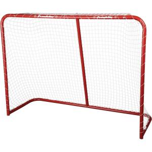 Franklin Sports Youth Street Hockey Net – Indoor Outdoor Steel Hockey Goal for Kids Roller Street – 54″ Inches(Standard Assembly)