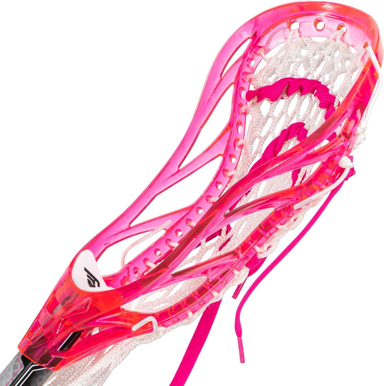 imageFranklin Sports Kids Mini Lacrosse Stick Ball Set Venom Youth Plastic Lacrosse Stick for Beginners Perfect Set for Kids ToddlersPink