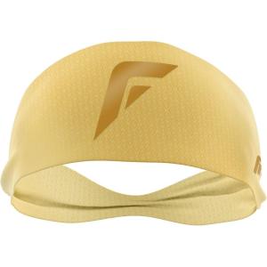 Franklin Sports Baseball + Softball Headband – Workout + Athletic Headbands for Men + Women – Sweat Wicking for Running + Exercise – One Size Fits Most(Vanilla/Gold)