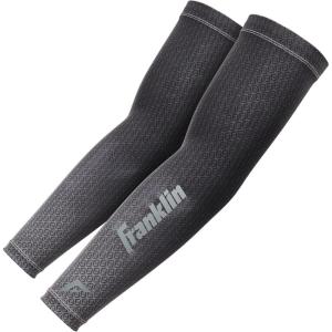 Franklin Sports Baseball Arm Sleeves – Baseball + Softball Arm Compression Sleeves for Men + Women – Multiple Sizes + Colors(Black)