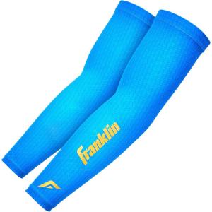 Franklin Sports Baseball Arm Sleeves – Baseball + Softball Arm Compression Sleeves for Men + Women – Multiple Sizes + Colors(Royal)