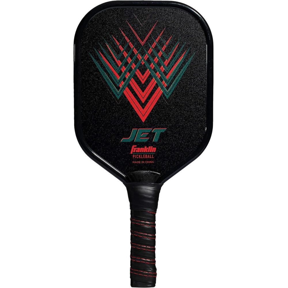imageFranklin Sports Pickleball Paddle  Titus  Jet Aluminum Plated Paddles  USA Pickleball USAPA Approved PaddleRed