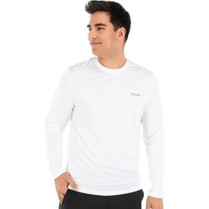 Franklin Sports Men’s Endurance Pickleball T-Shirt – Workout Short Sleeve Tee – Quick Dry Moisture Wicking Fabric(White)