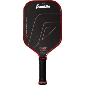 Franklin Sports PRO Pickleball Paddles – C45 Carbon Fiber Series – Official USAP + UPA Approved – Pro Player Design(Dynasty |Electric Red)