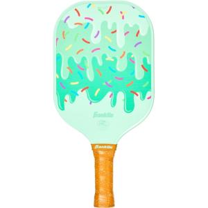 Franklin Sports Youth Pickleball Paddle – Pickleball Paddles for Kids – Max Grit Fiberglass Surface – Polypropylene Core – USA Pickleball (USAP) Approved(Ice Cream)