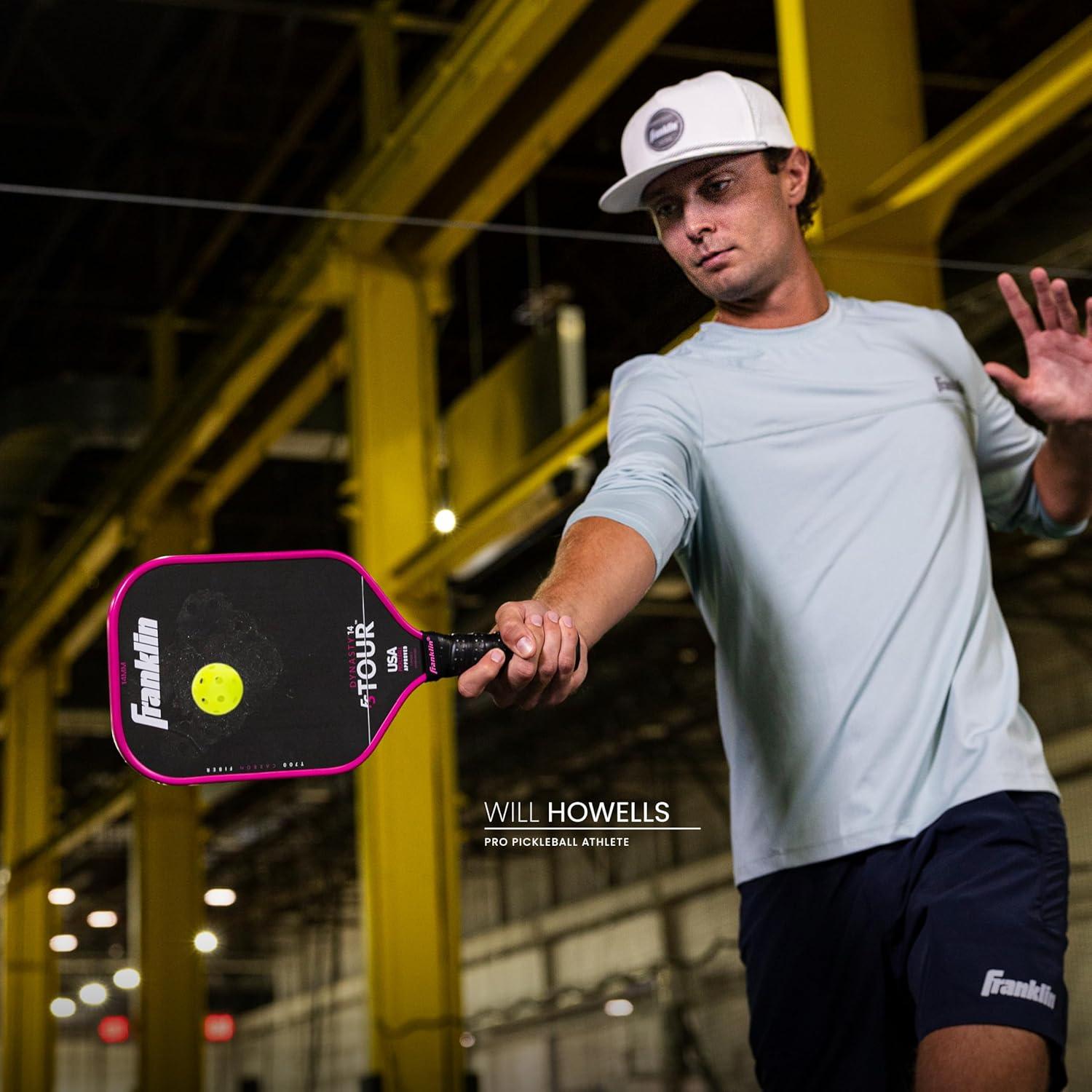 imageFranklin Sports Mini Training Pickleballs 165quot Inch Practice Pickleballs Indoor Outdoor Balls for Speed Control Accuracy Training Yellow 12 Pack