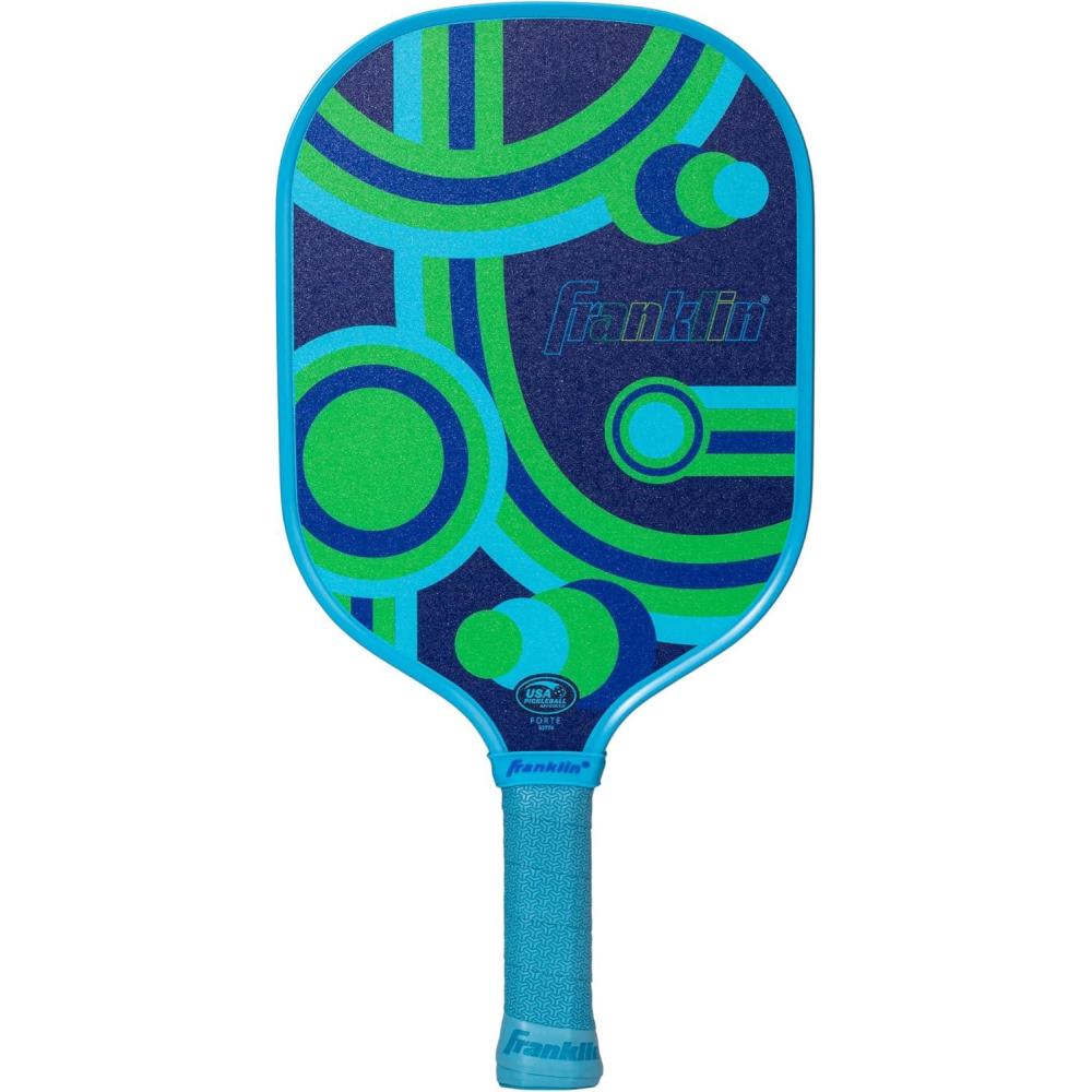 imageFranklin Sports Kids Pickleball Paddle  Junior Paddle Series Paddle for Youth Pickleball Players  Kids Junior Pickleball Paddles  10mm Polypropylene CoreBlue