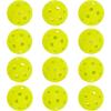 imageFranklin Sports Mini Training Pickleballs  165quot Inch Practice Pickleballs  Indoor  Outdoor Balls for Speed Control  Accuracy Training  Yellow  12 Pack