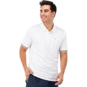 Franklin Sports Mens Men’s Ultimate Workout Polo Shirt(White)