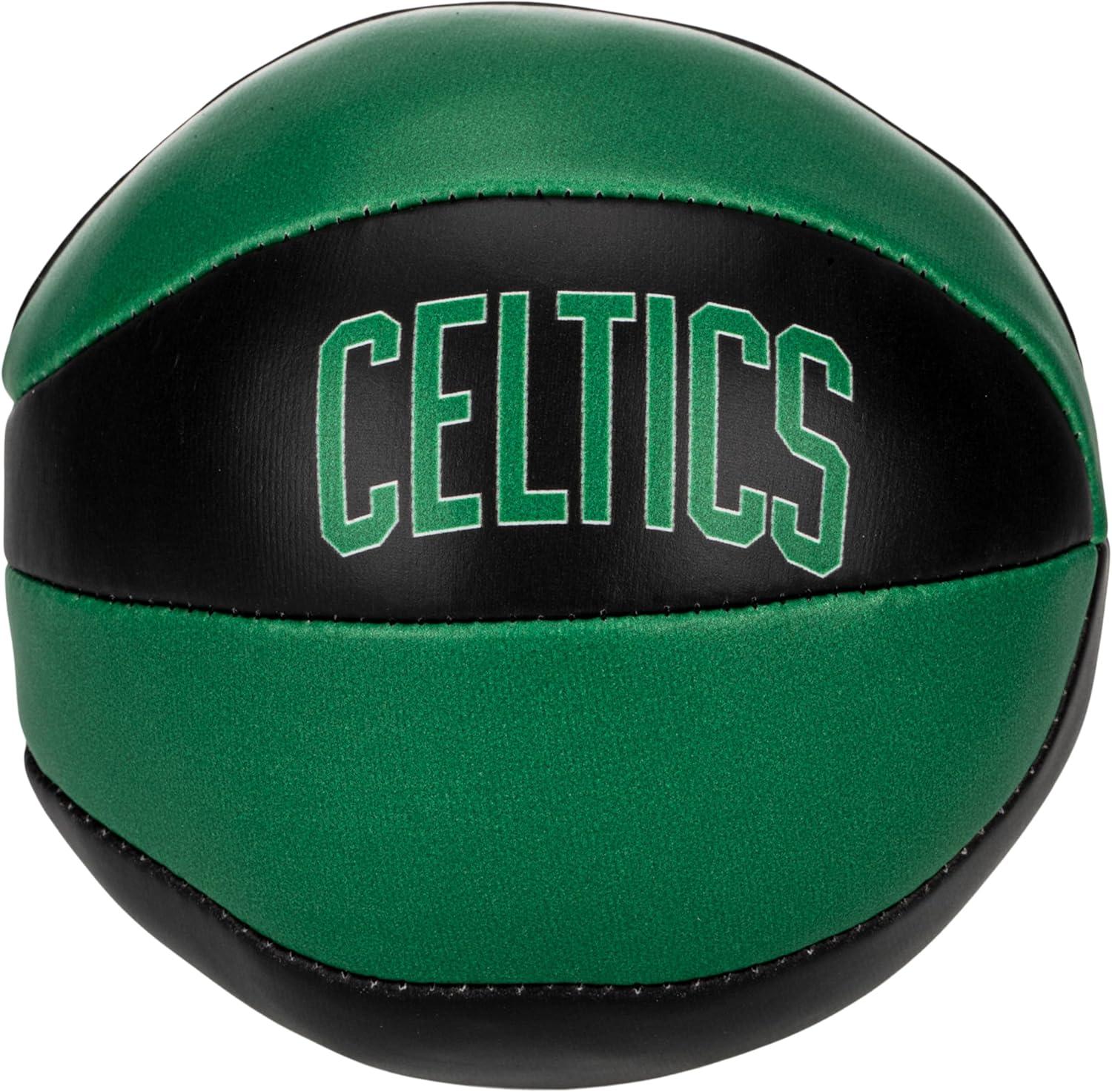 imageFranklin Sports NBA Toy Basketballs 2 Pack of Kids Soft Mini Basketballs for Over The Door Indoor Hoops NBA Fan ShopBoston Celtics