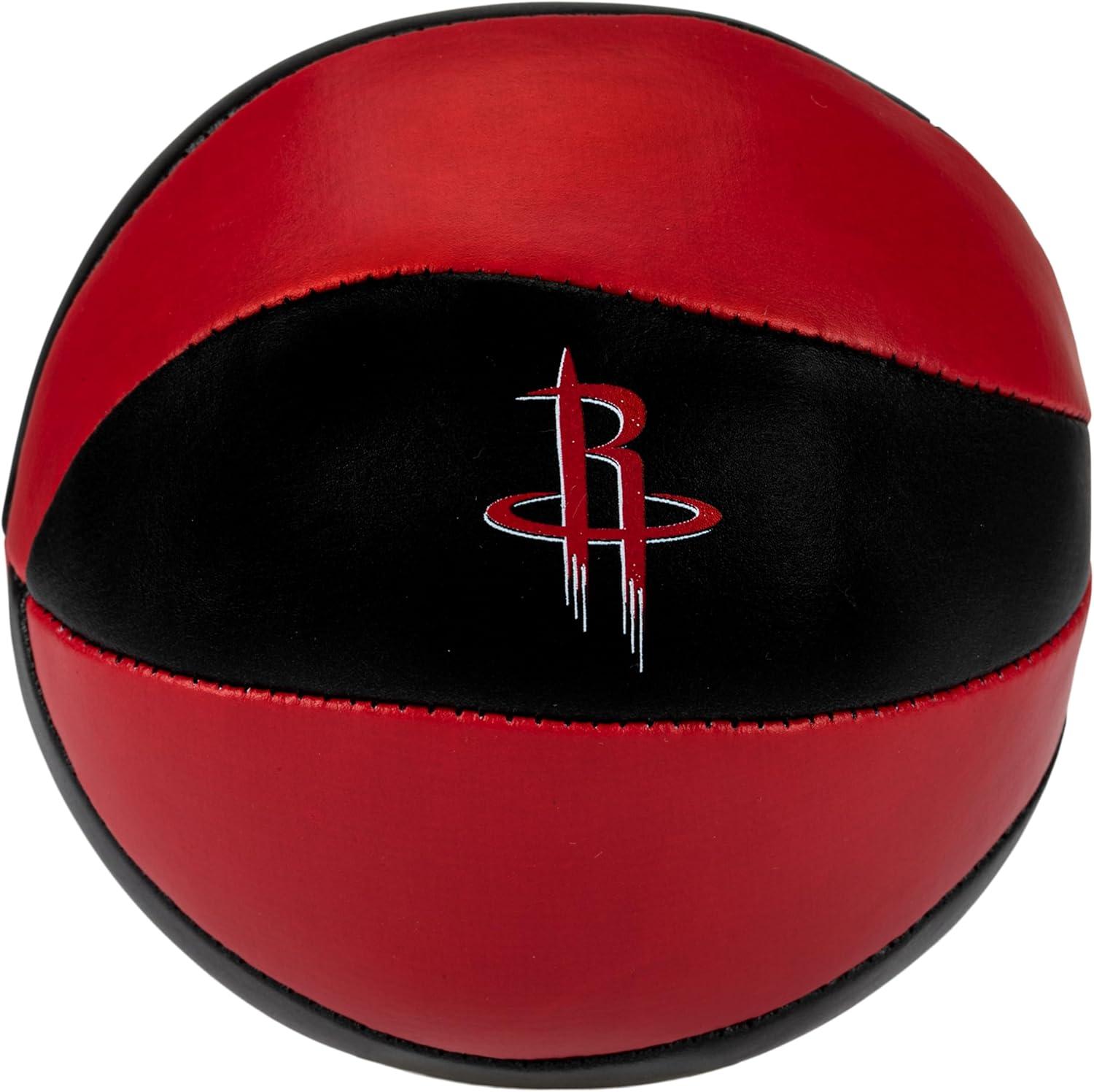 imageFranklin Sports NBA Toy Basketballs 2 Pack of Kids Soft Mini Basketballs for Over The Door Indoor Hoops NBA Fan ShopHouston Rockets