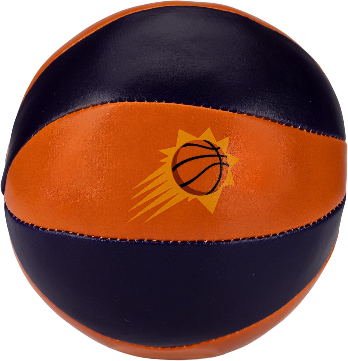 imageFranklin Sports NBA Toy Basketballs 2 Pack of Kids Soft Mini Basketballs for Over The Door Indoor Hoops NBA Fan ShopPhoenix Suns