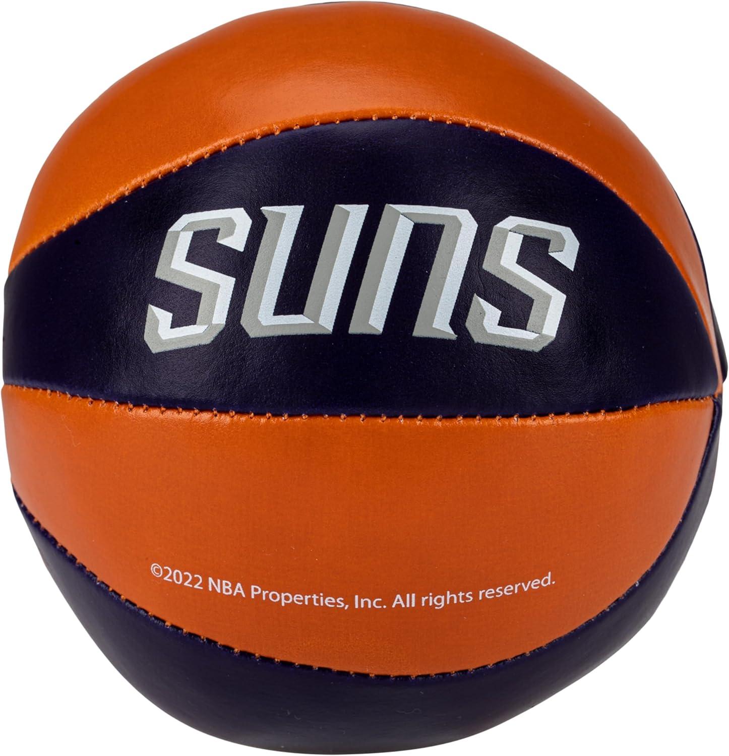imageFranklin Sports NBA Toy Basketballs 2 Pack of Kids Soft Mini Basketballs for Over The Door Indoor Hoops NBA Fan ShopPhoenix Suns