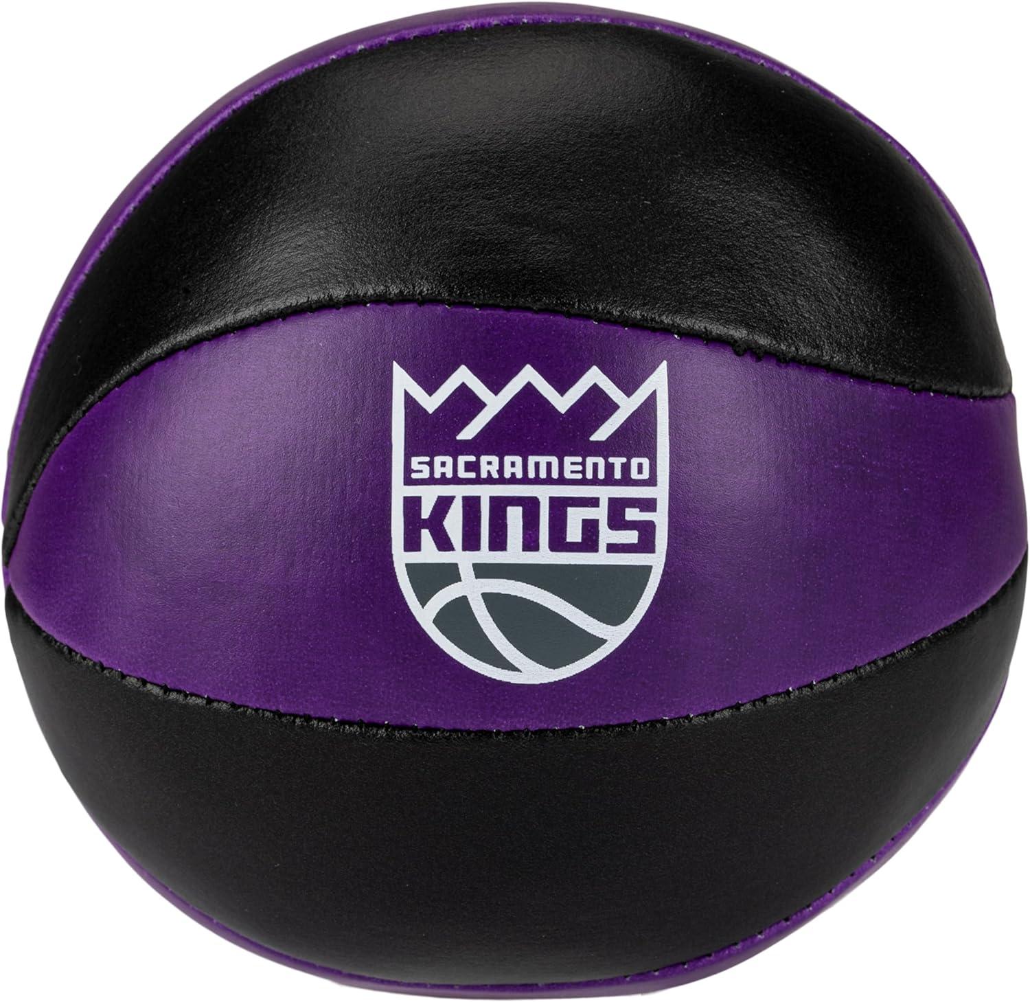 imageFranklin Sports NBA Toy Basketballs 2 Pack of Kids Soft Mini Basketballs for Over The Door Indoor Hoops NBA Fan ShopSacramento Kings