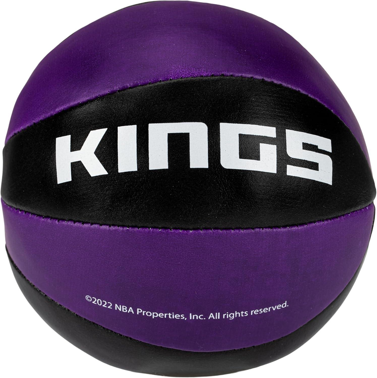 imageFranklin Sports NBA Toy Basketballs 2 Pack of Kids Soft Mini Basketballs for Over The Door Indoor Hoops NBA Fan ShopSacramento Kings