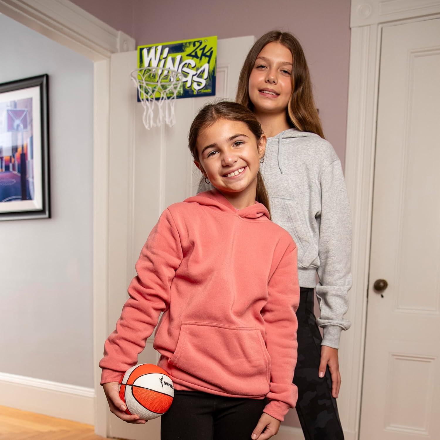 imageFranklin Sports WNBA Team Over The Door Basketball Hoops Kids Indoor Mini Basketball Hoop Ball Set WNBA Fan Mini HoopsDallas Wings