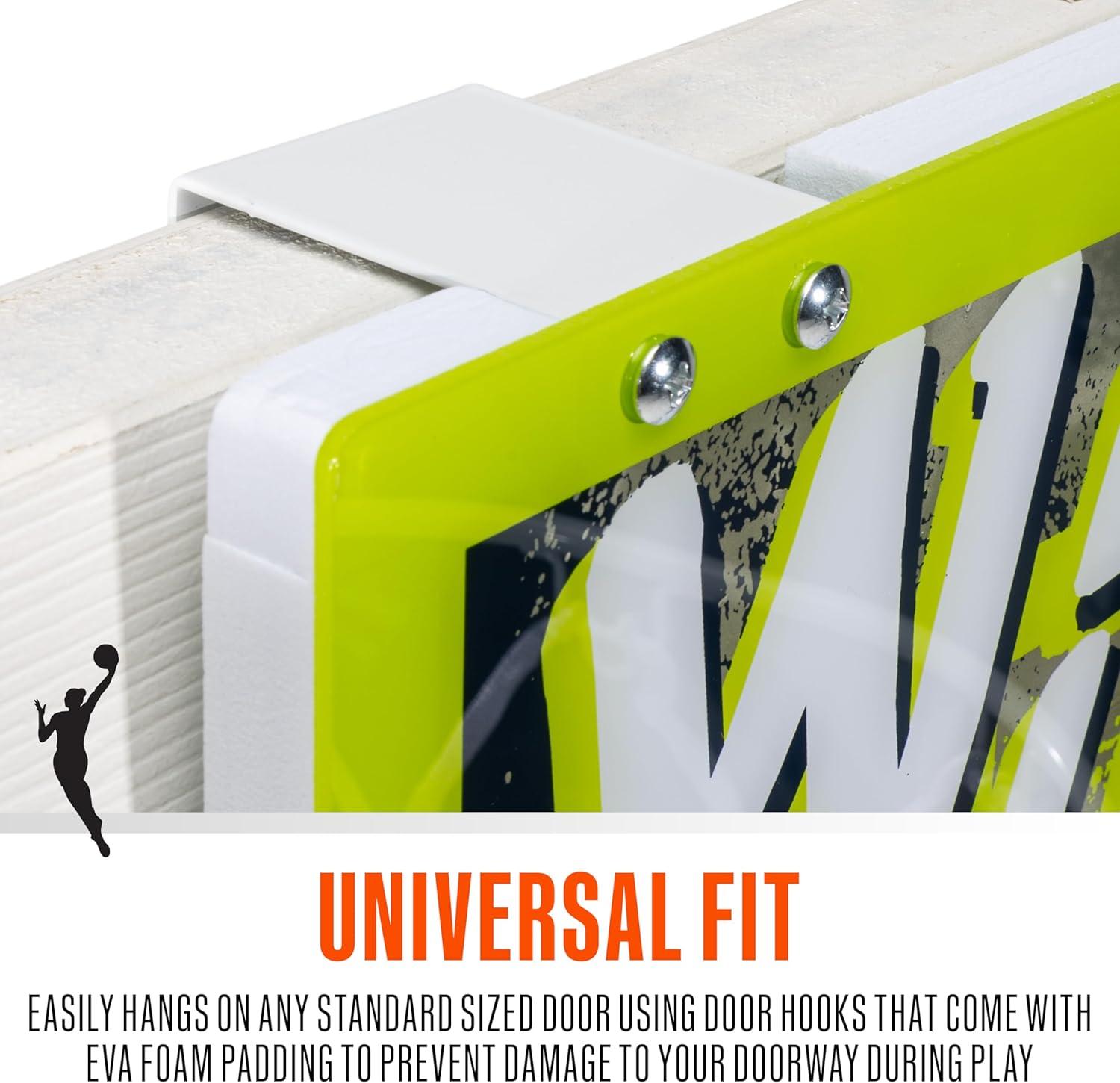 imageFranklin Sports WNBA Team Over The Door Basketball Hoops Kids Indoor Mini Basketball Hoop Ball Set WNBA Fan Mini HoopsDallas Wings