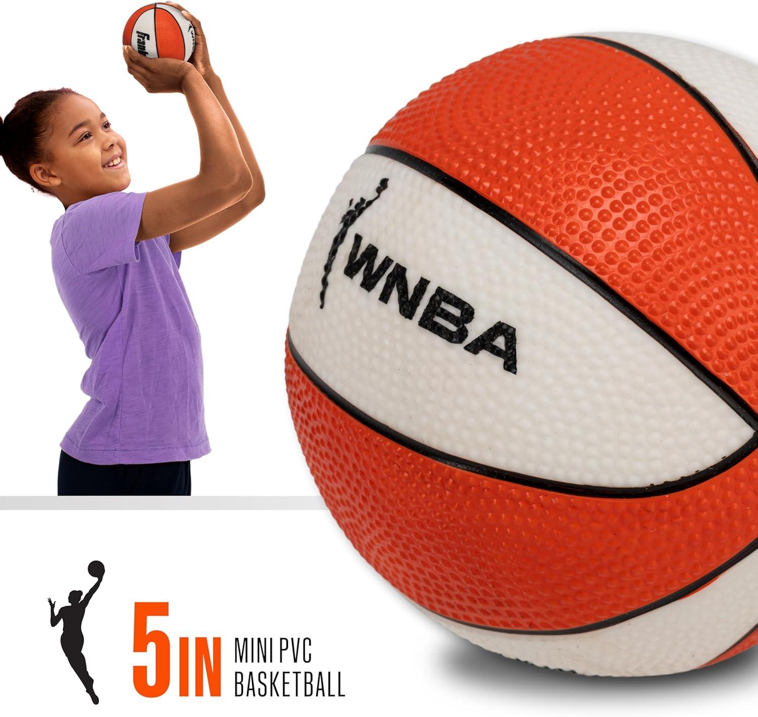 imageFranklin Sports WNBA Team Over The Door Basketball Hoops Kids Indoor Mini Basketball Hoop Ball Set WNBA Fan Mini HoopsLA Sparks