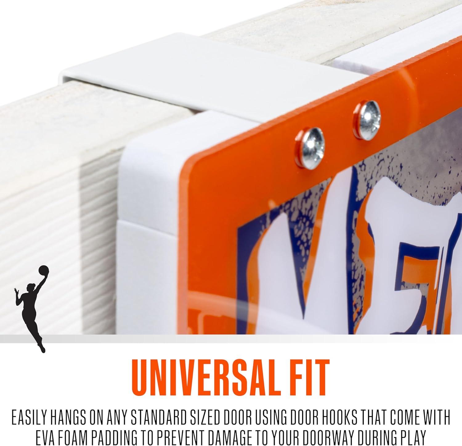 imageFranklin Sports WNBA Team Over The Door Basketball Hoops Kids Indoor Mini Basketball Hoop Ball Set WNBA Fan Mini HoopsPhoenix Mercury