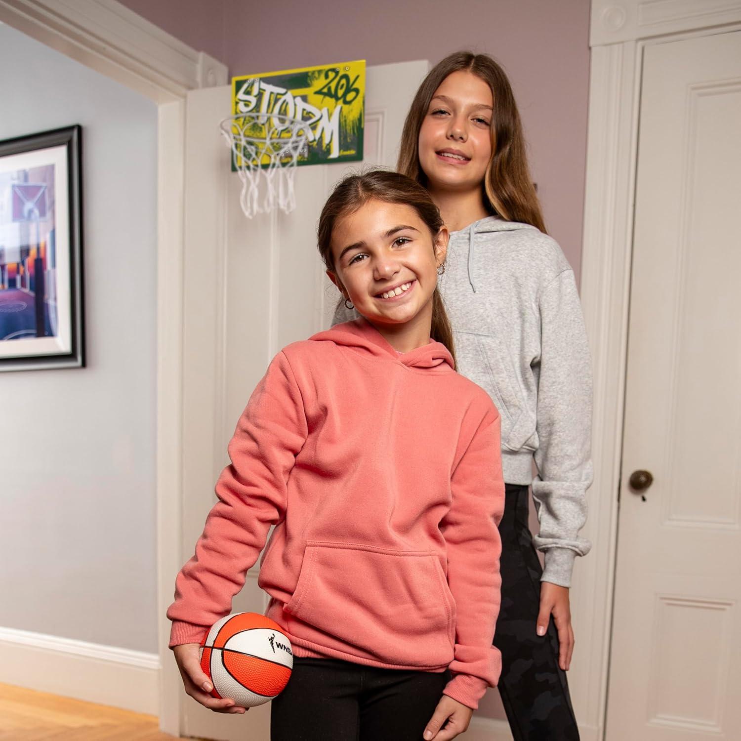 imageFranklin Sports WNBA Team Over The Door Basketball Hoops Kids Indoor Mini Basketball Hoop Ball Set WNBA Fan Mini HoopsSeattle Storm