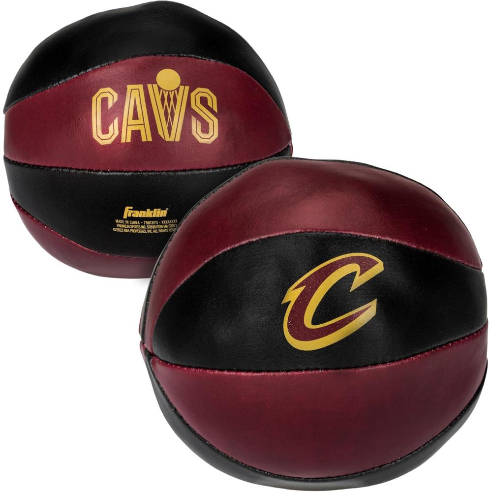 imageFranklin Sports NBA Toy Basketballs  2 Pack of Kids Soft Mini Basketballs for Over The Door  Indoor Hoops  NBA Fan ShopCleveland Cavaliers