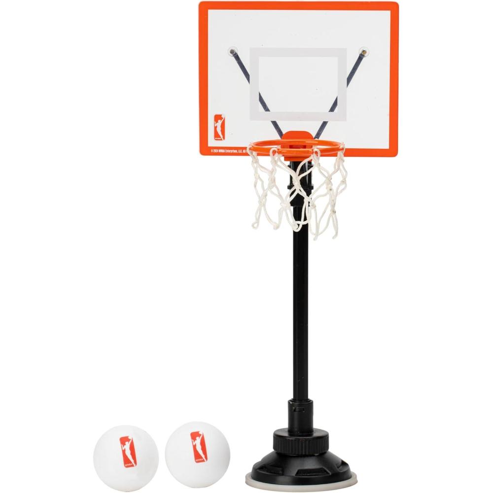 imageFranklin Sports WNBA Bounce a Bucket  Kids Indoor Micro Basketball Hoop with Balls  WNBA Fan Shop Mini Hoop for Bedroom  Office
