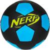imageNERF Kids Mini Foam Soccer Ball  Freestyle Soft Indoor  Outdoor Youth Soccer Ball  ExtraGrip  Low Bounce NERF Foam  5quot Inch Toy for Kids  Black  Blue