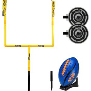 Franklin Sports Authentic Steel Football Goal Post 8.5′ x 5.5′ – Post for Kids – Football Goal Post Set – Kicking Field Goals – Youth Football Set – Portable Football Goal Post(Nerf Goal Post Set)