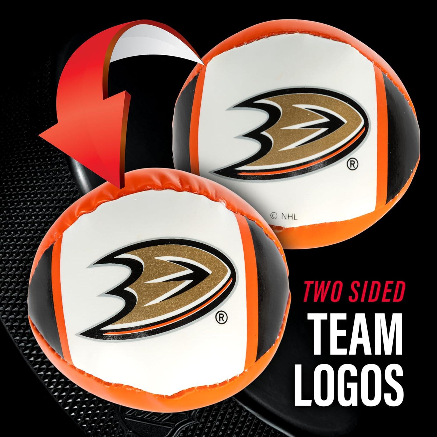 imageFranklin Sports NHL Team Mini Soft Hockey Stick Set NHL Team Soft Foam Mini Hockey Stick and Ball Great Toy for KidsAnaheim Ducks 2