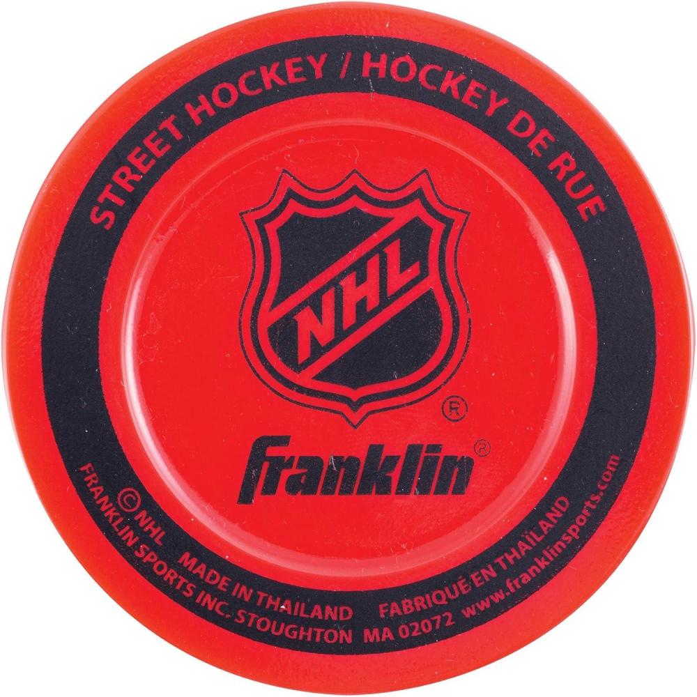 imageFranklin Sports NHL Street Hockey Puck  No Bounce Outdoor Street  Roller Hockey Puck  Official Size for Kids  Adult Games  1 ampamp 3 PacksAssorted Colors
