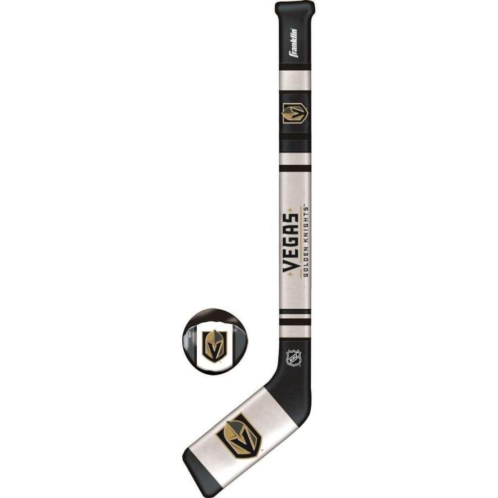 imageFranklin Sports NHL Team Mini Soft Hockey Stick Set  NHL Team Soft Foam Mini Hockey Stick and Ball  Great Toy for KidsVegas Golden Knights