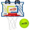 imageNERFOOP Elite Basketball Hoop Set  Over The Door Mini Hoop Set with NERF Foam Basketball  Perfect Bedroom  Office Accessory  Includes Foam Ball