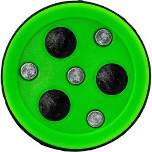 Franklin Sports NHL Street Hockey Puck – X3 Roll-a-Puck Outdoor Roller Hockey Puck – Official Size Street Hockey Puck – Green