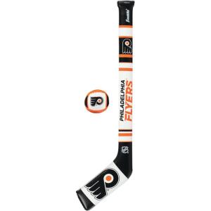 Franklin Sports NHL Team Mini Soft Hockey Stick Set – NHL Team Soft Foam Mini Hockey Stick and Ball – Great Toy for Kids(Philadelphia Flyers)
