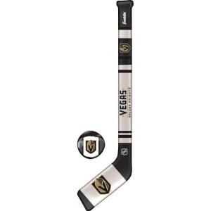 Franklin Sports NHL Team Mini Soft Hockey Stick Set – NHL Team Soft Foam Mini Hockey Stick and Ball – Great Toy for Kids(Vegas Golden Knights)