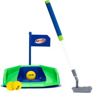 NERF Pivot Putt Golf Game – Automatically Fires Back The Golf Balls – 3 Modes of Play – Spin Mode for Challenge Play