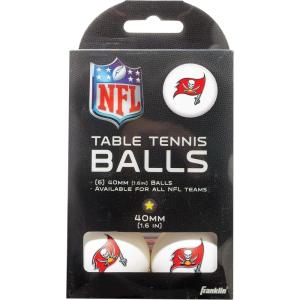 Franklin Sports Licensed Table Tennis Balls – NFL Table Tennis Balls – Official Team Logos and Colors – Fun Tailgate Accessories(Tampa Bay Buccaneers)