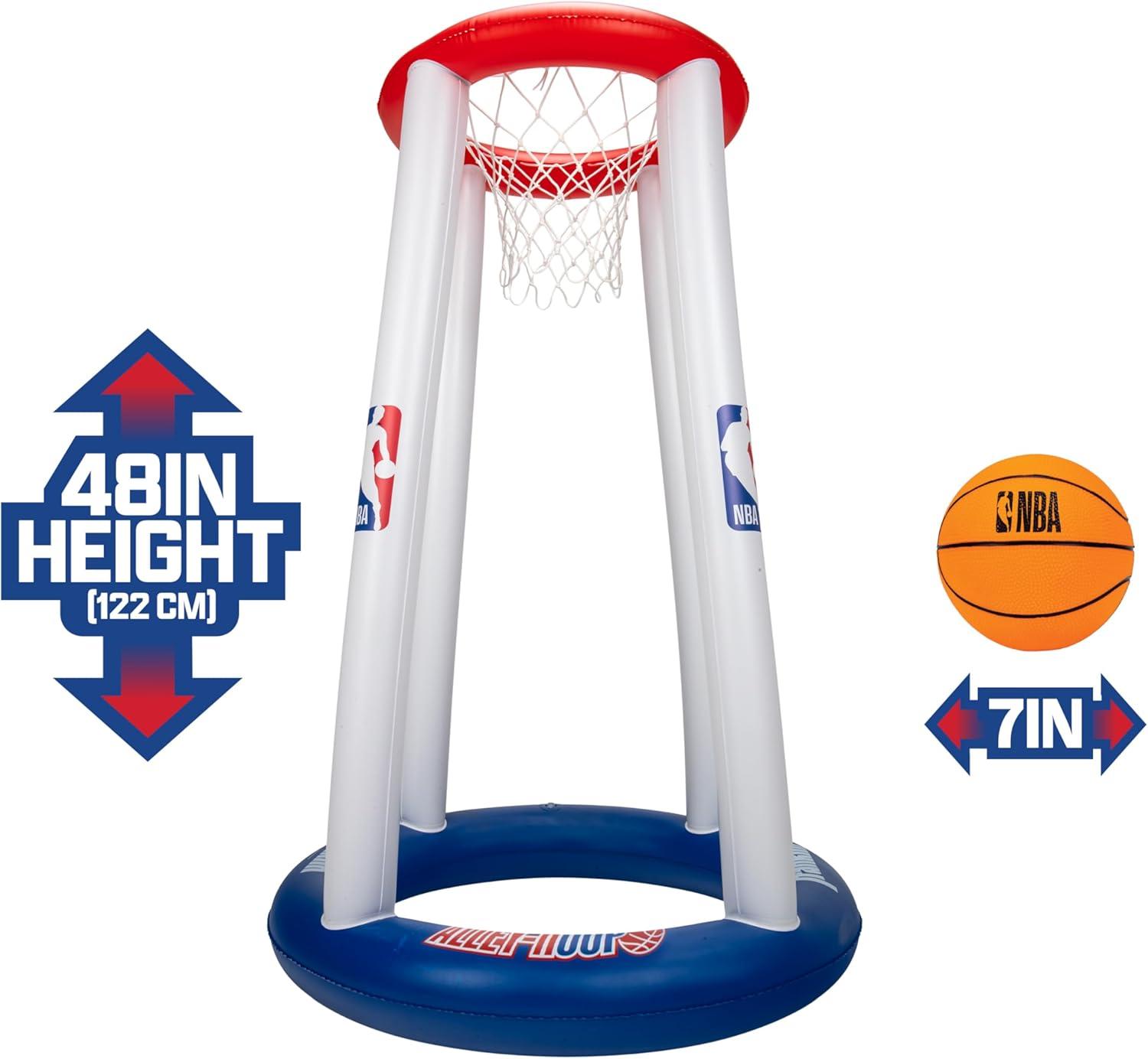 imageFranklin Sports NBA AlleyHoop Kids Inflatable Toy Basketball Hoop Set Indoor Outdoor Mini Inflatable Hoop Basketball Set for Kids Ages 3 Boys Girls Basketball Toy 48quot Inches