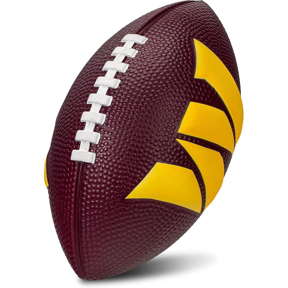 imageFranklin Sports NFL Football  Kids Foam Football  Soft Junior Size 85quot Ball with 3D Logos  Perfect for Gameday  TailgatesWashington Commanders