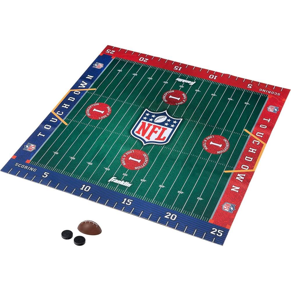imageFranklin Sports NFL Football Slide TableTop Game  A Spin on The Classic Paper Football Game