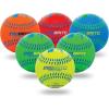 imageFranklin Sports  Pro Brite  Neon Rubber Teeball  MLB  Youth Tball  Baseball  Softball  Indoor ampamp Outdoor Use6 pack