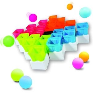 Franklin Sports Battle Buckets Pong Games – Fast Paced Four Player Ping Pong Games – Fun for Kids and Families – It’s a Game of Skill, Strategy, Change and Its Addictive!(Battle Buckets)