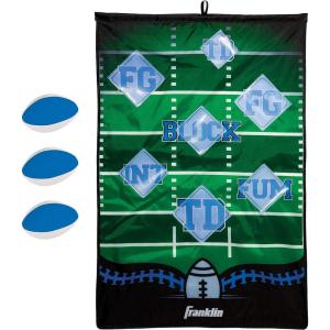 Franklin Sports MLB and NFL Target Toss Game – Kids Over The Door Mini Throwing Game – Perfect Indoor Toy for Kids(Football)