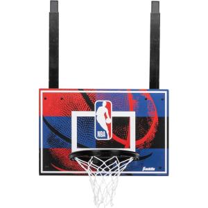 Franklin Sports NBA Grow-with-Me Kids Mini Basketball Hoop Set – Over The Door Indoor Hoop for Kids – Includes (1) Adjustable Height Basket, (1) Mini Youth Basketball + Air Pump – Ages 3+