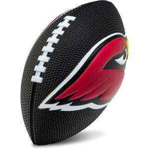 Franklin Sports NFL Football – Kids Foam Football – Soft Junior Size 8.5″ Ball with 3D Logos – Perfect for Gameday + Tailgates(Arizona Cardinals)