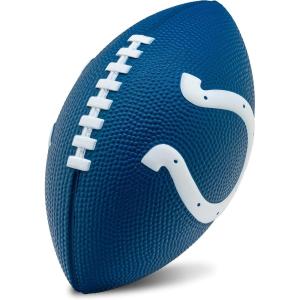 Franklin Sports NFL Football – Kids Foam Football – Soft Junior Size 8.5″ Ball with 3D Logos – Perfect for Gameday + Tailgates(Indianapolis Colts)