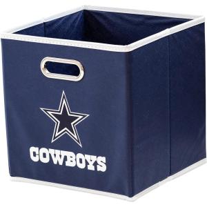 Franklin Sports NFL Storage Bins – Collapsible Cube Container + Basket – NFL Office, Bedroom + Living Room – 11″x11″(Dallas Cowboys)