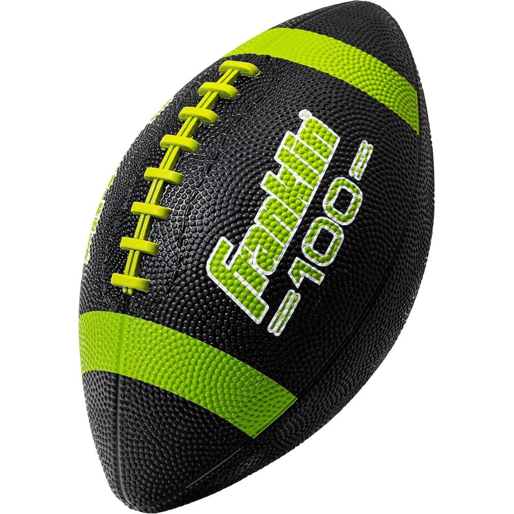 imageFranklin Sports Kids Junior GripRite Youth Junior Size Rubber Footballs  Peewee Kids Durable Outdoor Footballs  Single ampamp Bulk Packs AvailableBlackOptic